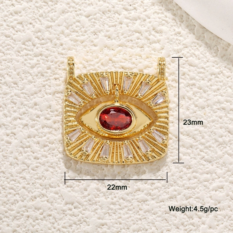 1 Piece Copper Devil’s Eye Jewelry Accessories Pendant