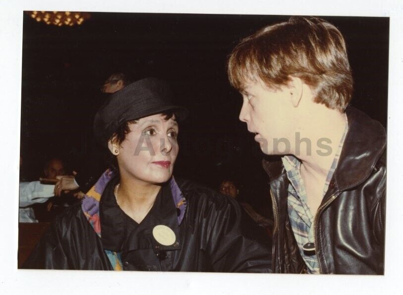 Mark Hamill, Lena Horne - 1983 Tony Awards - Candid Photo Poster painting by Peter Warrack