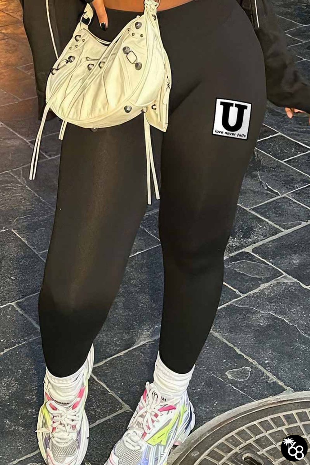 Street Print Skinny Pencil Bottoms | 168DEAL