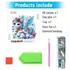 Cartoon Einhorn 5d DIY Diamant Kunst Malerei Kits Teilbohrer Edelstein Kunst 30x30cm
