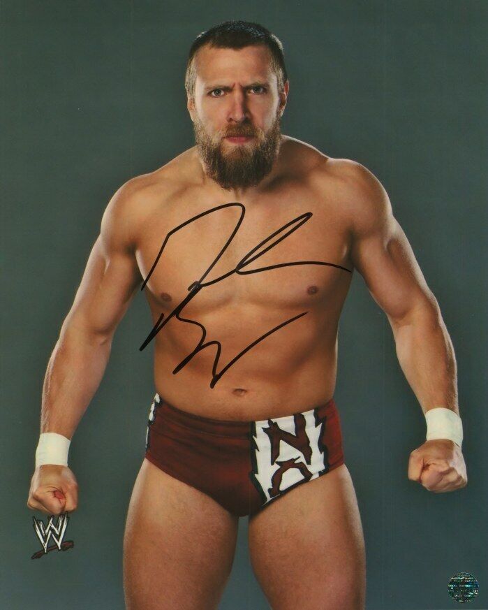 Daniel Bryan - WWE Autographed Original 8x10 Photo Poster painting LOA TTM