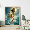 Jesus Saves-11CT Stamped Cross Stitch 40*50cm/15.75*19.69in tapestrymarket