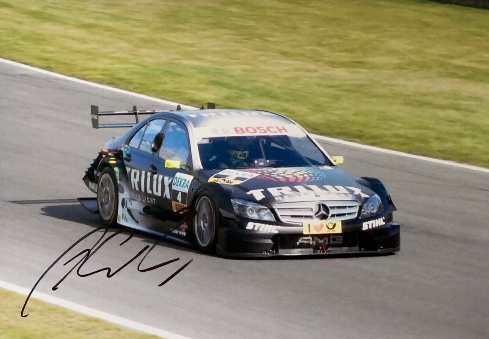 Ralf Schumacher Hand Signed Autograph AMG DTM F1 BMW Williams Panasonic Toyota