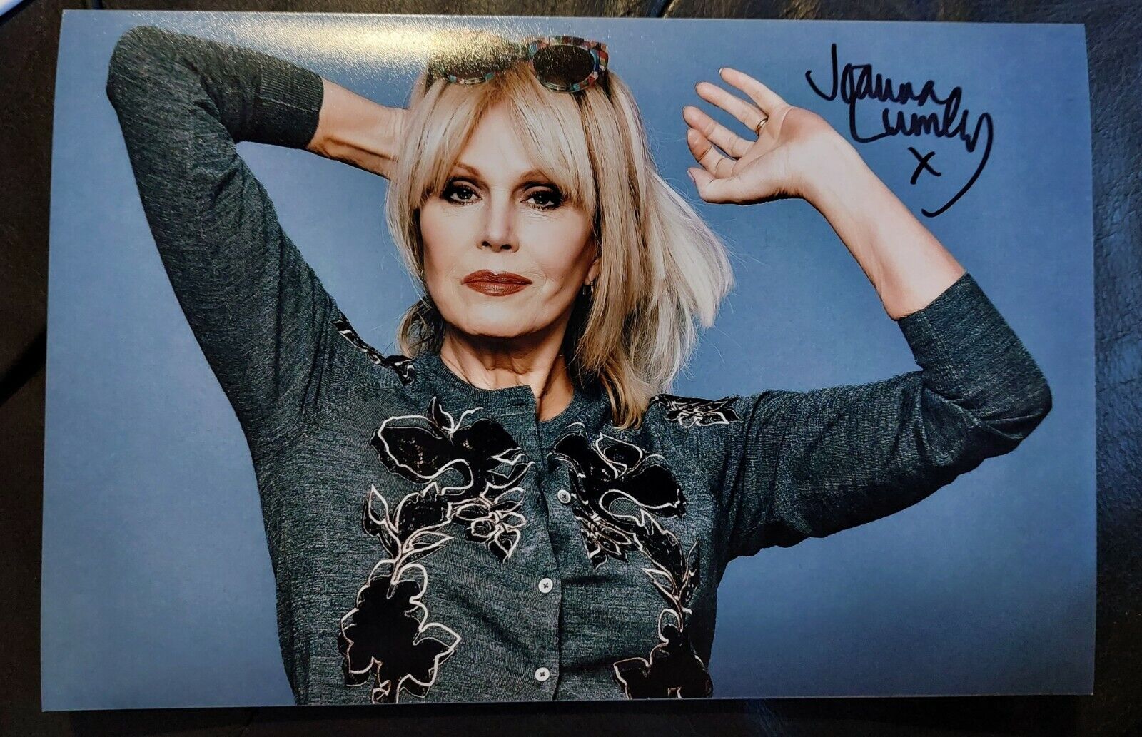 Joanna Lumley Signed Autographed 6x9 Inch Picture