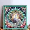 Peacock Spreads Its Tail-11CT Stamped Cross Stitch 50*50cm/19.69*19.69in