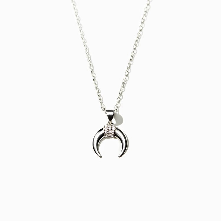 I Love You To The Moon And Back Crescent Moon Necklace