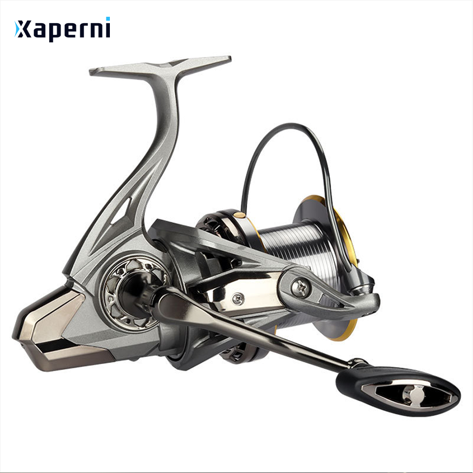 Xaperni Spinning Reel For Big Games All-Metal Line Cups Long Casts Fishing Reel