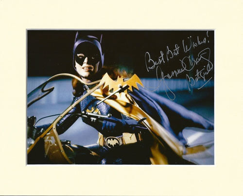 YVONNE CRAIG BATGIRL FROM BATMAN PP MOUNTED 8X10 SIGNED AUTOGRAPH Photo Poster painting