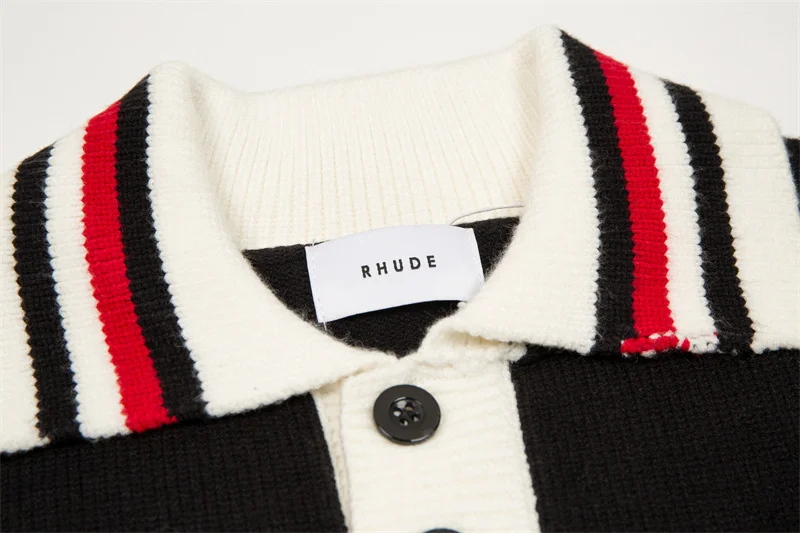 RHUDE 2023 New autumn and winter knitted sweaters
