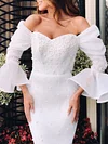Beaded Decorate Off-The-Shoulder Long Sleeve Sexy Slim Maxi Dress
