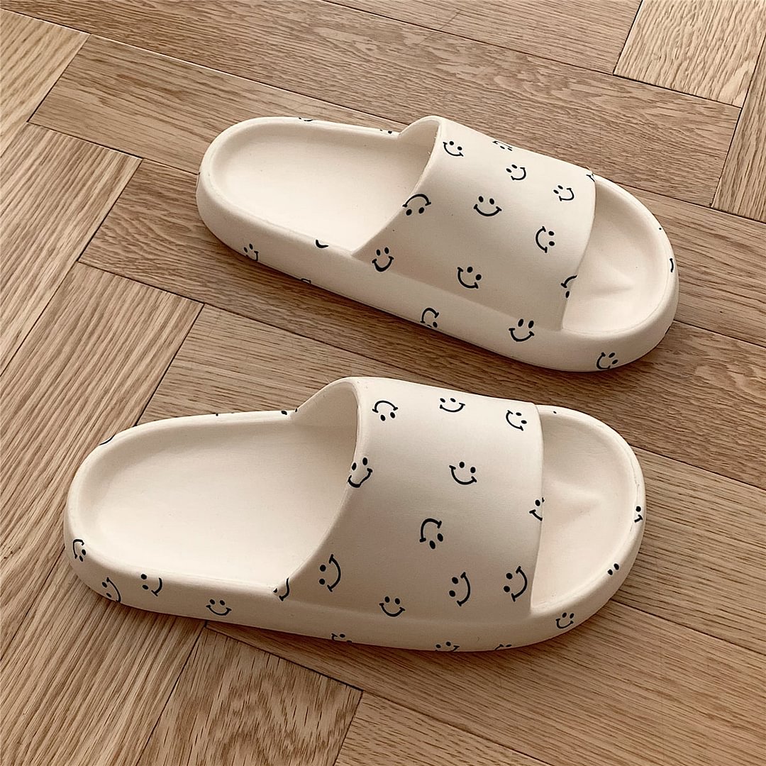 Smiling Thick-soled Slippers