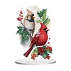 DIY Christmas Bird Santa Diamond Painting Ornaments