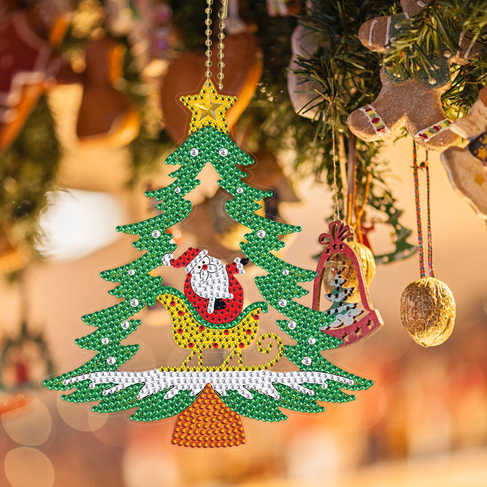 Diamond Painting Christmas Tree Ornaments