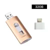 Cl&eacute; USB haute capacit&eacute; 3 en 1 avec s&eacute;curit&eacute; par empreinte digitale