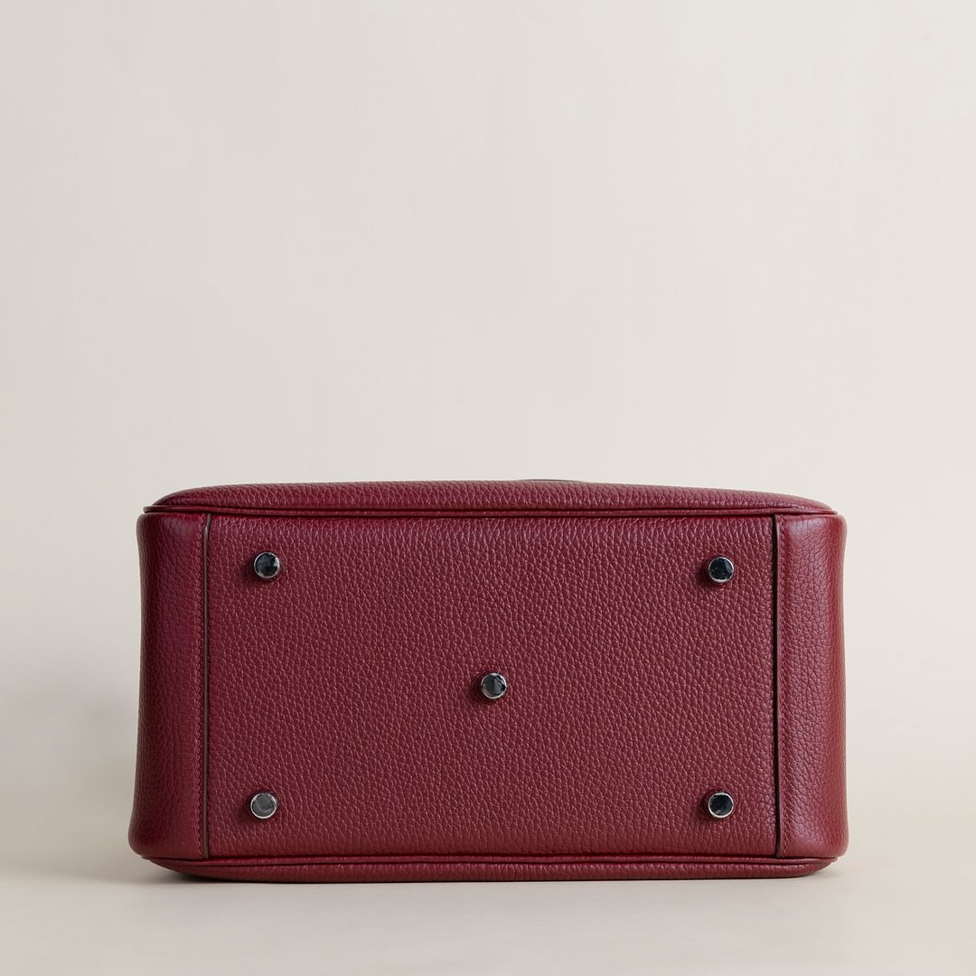 Lindy 26cm Clemence leather 55 H Rouge PHW