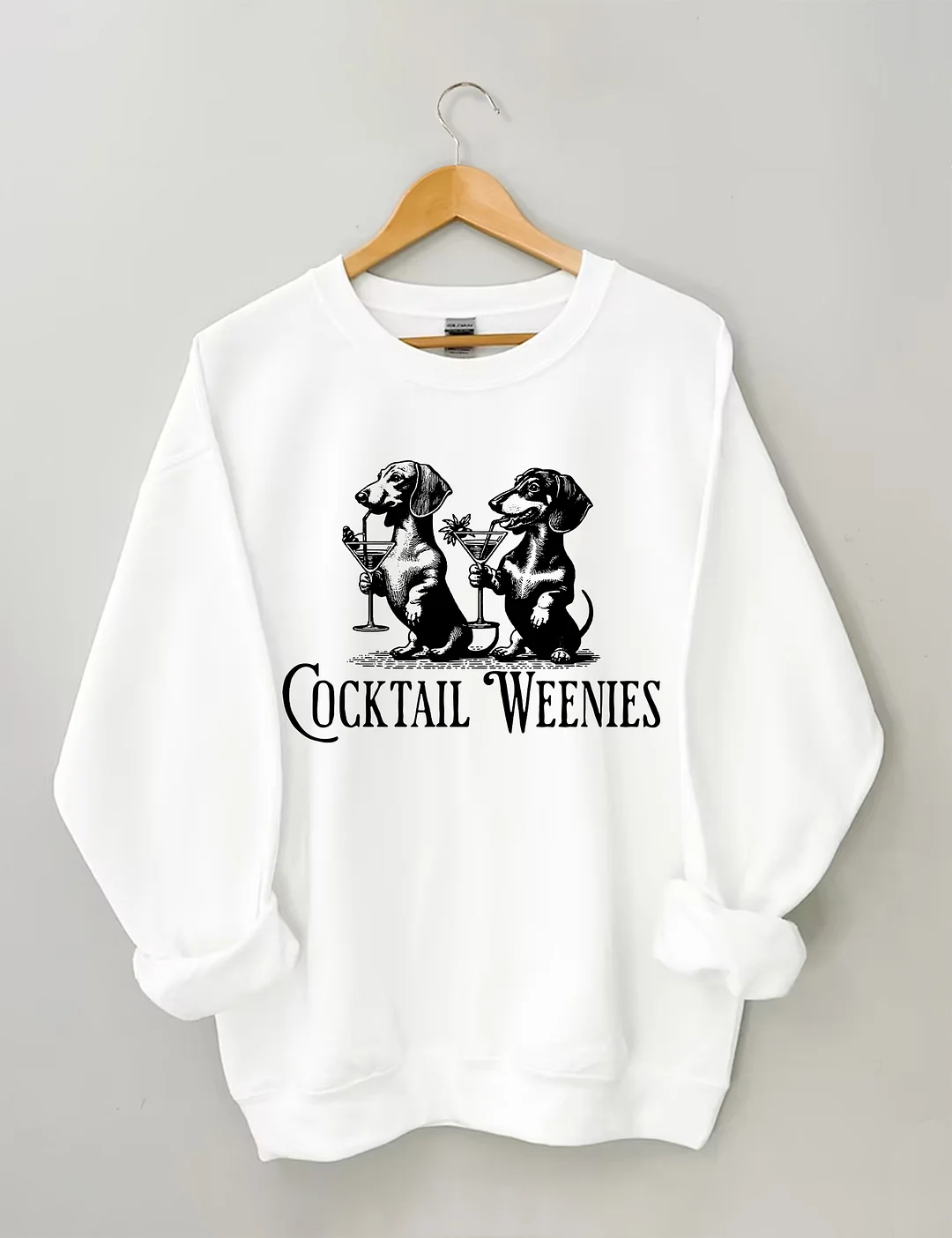 Cocktail Weenies Dachshund Sweatshirt