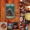 Funny"Are You Pooping Cat" - Vintage Metal Signs(12*16Inch) - Cat