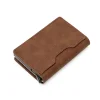 New Magnetic Self-elastic Card Holder Ultra-thin Aluminum Alloy Anti-theft Card Holder Men's Business Multi-functional Wallet