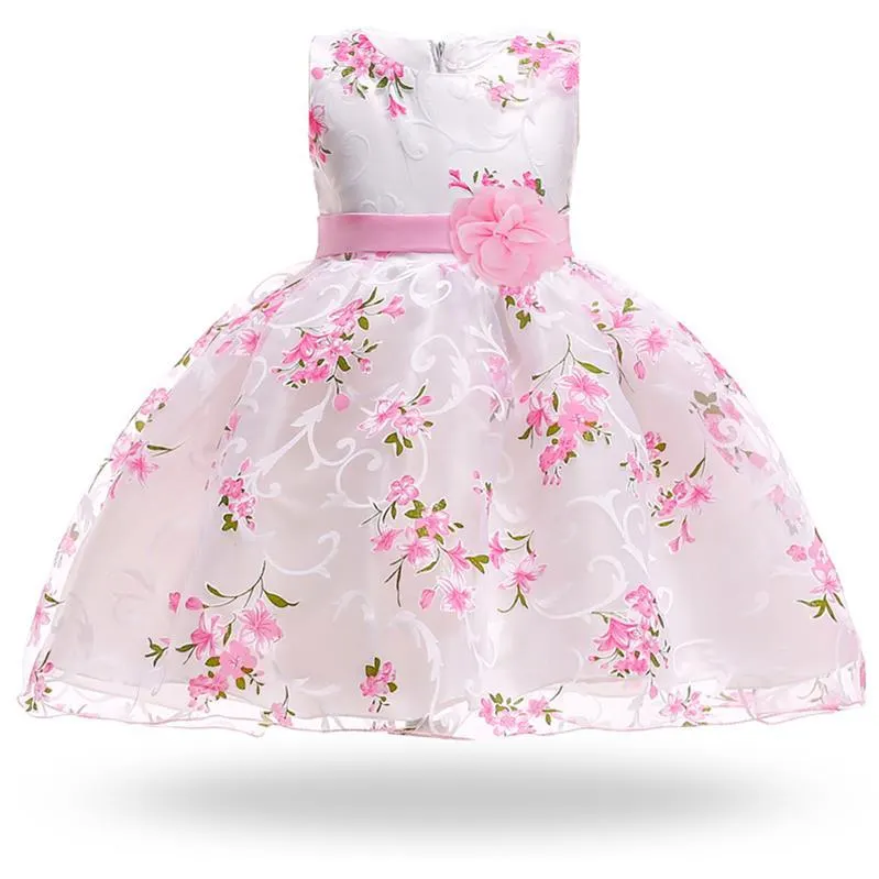 2021 Summer Baby Girl Party Dress Kids Dresses For Girls Children Elegant Birthday Princess Dress Wedding Dress 10 Year Vestidos