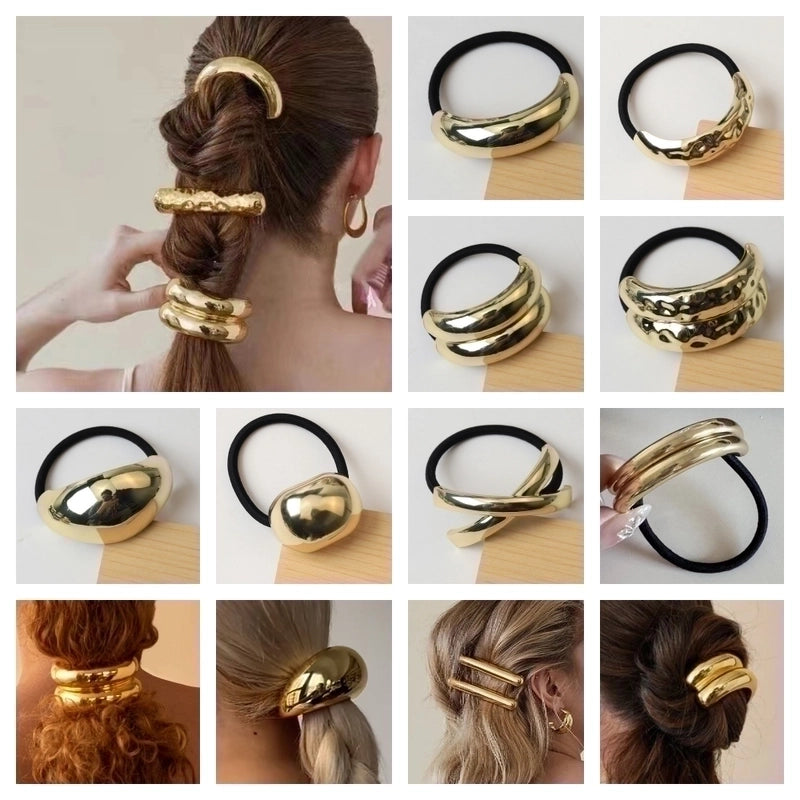 Women’s Elegant Classic Style Bow Knot Alloy Hair Tie