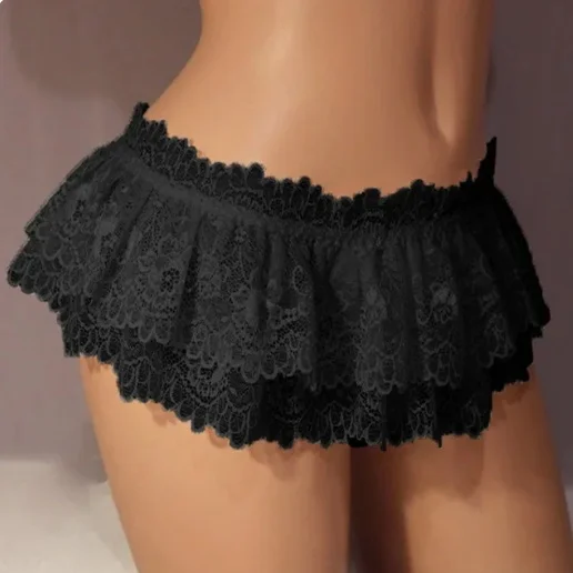 Uaang Puimentiua See Through Women Panties Sport Dress Sexy Tennis Skirt Lingerie Ruffles Dancewear Sexy Underwear Women Mini Dress 1109-0