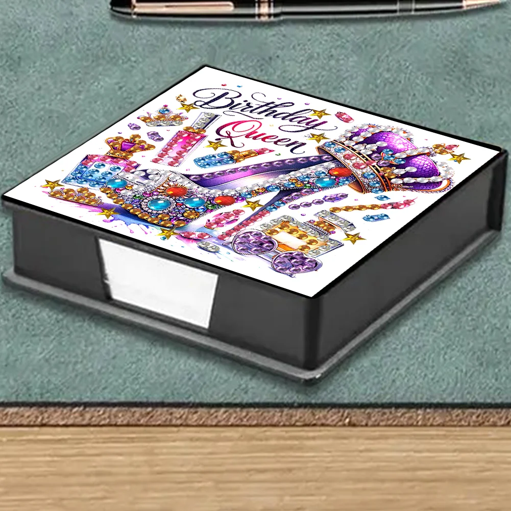 DIY High Heels Diamond Painting Memo Pad Holder Mosaic Kit for DIY Art Craft