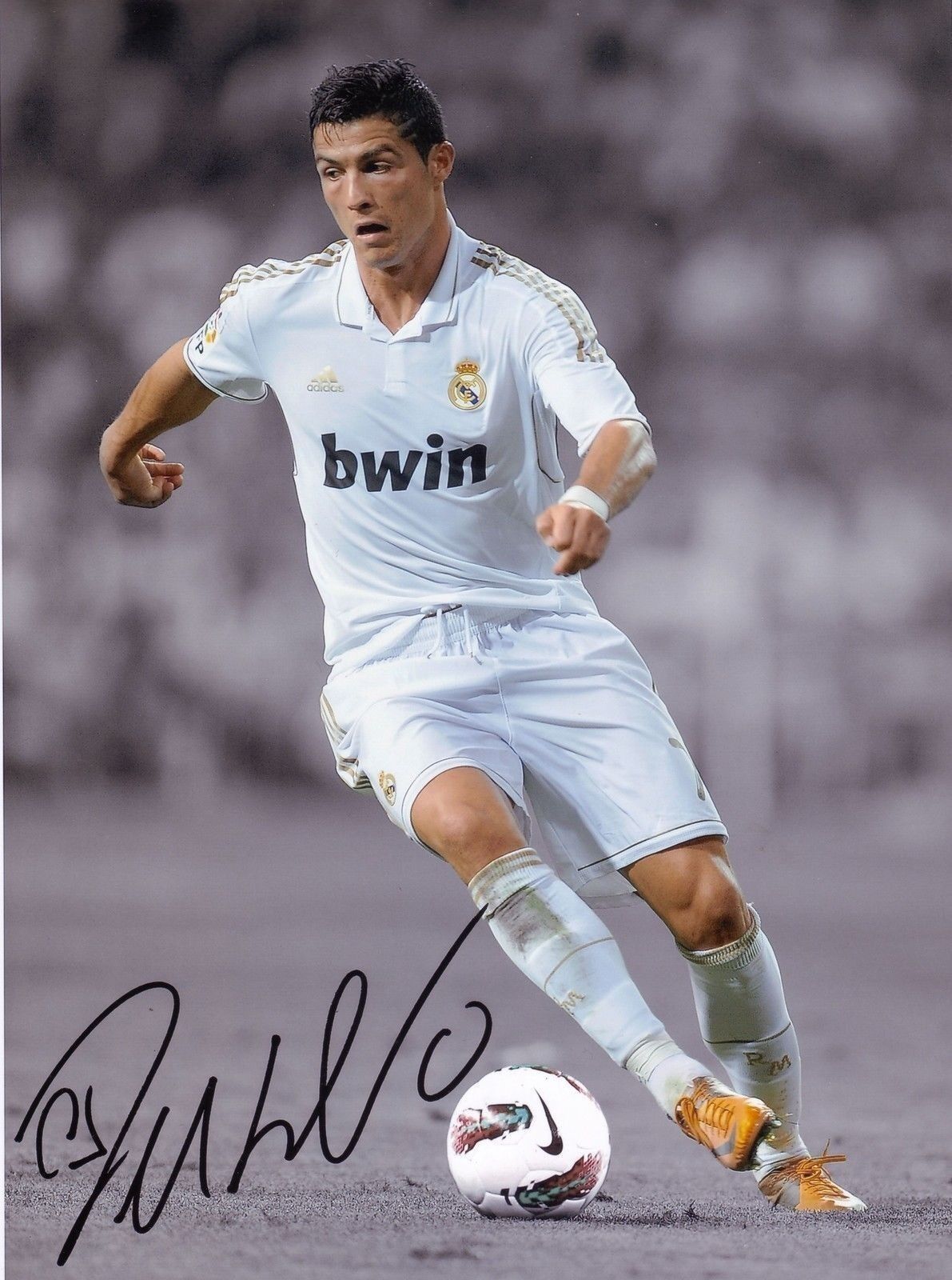 CRISTIANO RONALDO - REAL MADRID AUTOGRAPH SIGNED PP Photo Poster painting POSTER