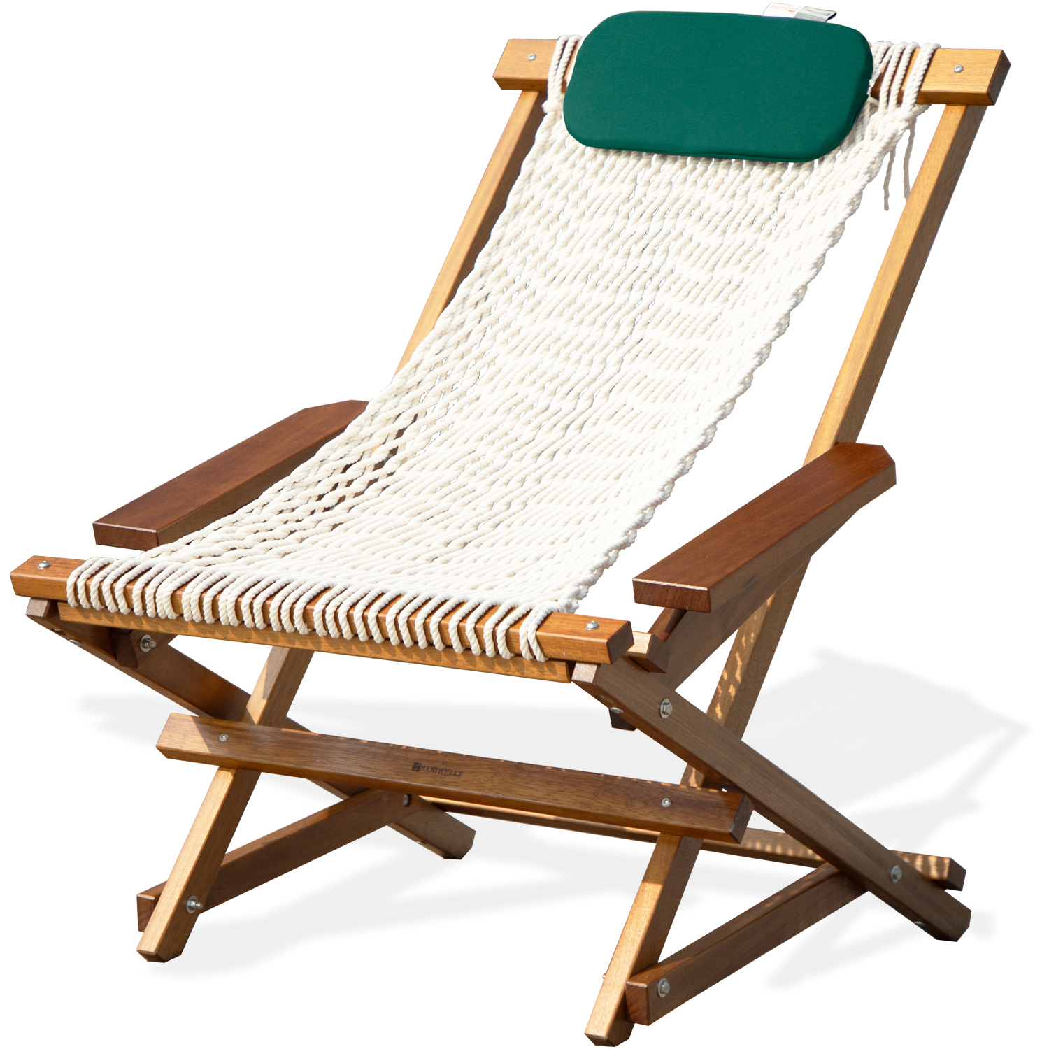Folding Rope Captain Rocker Chair