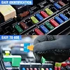 75 Pcs 7.5Amp Mini Fuse, 7.5 A Mini Car Blade Automotive Fuses for Car RV Truck SUV Motorcycle Boat
