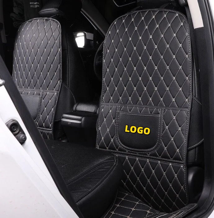 Car Rear Seat Back Anti-kick Pad Car Supplies Anti-dirty Anti-wear Protective Pad Storage Bag