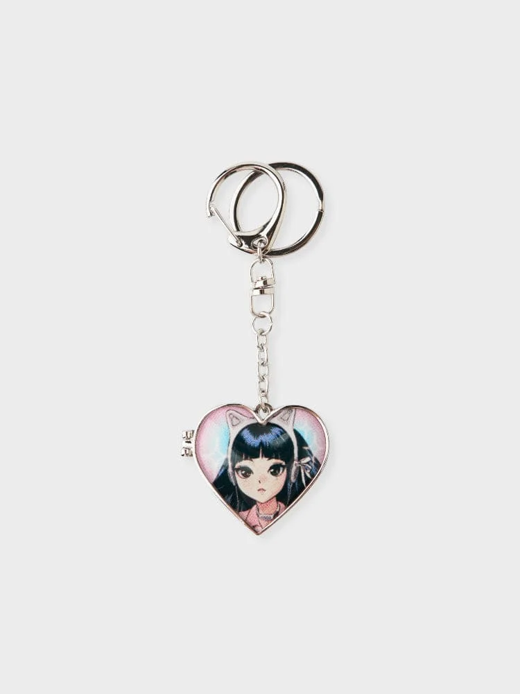 NJ Newjeans Get Up Metal Mirror Keyring (HYEIN)