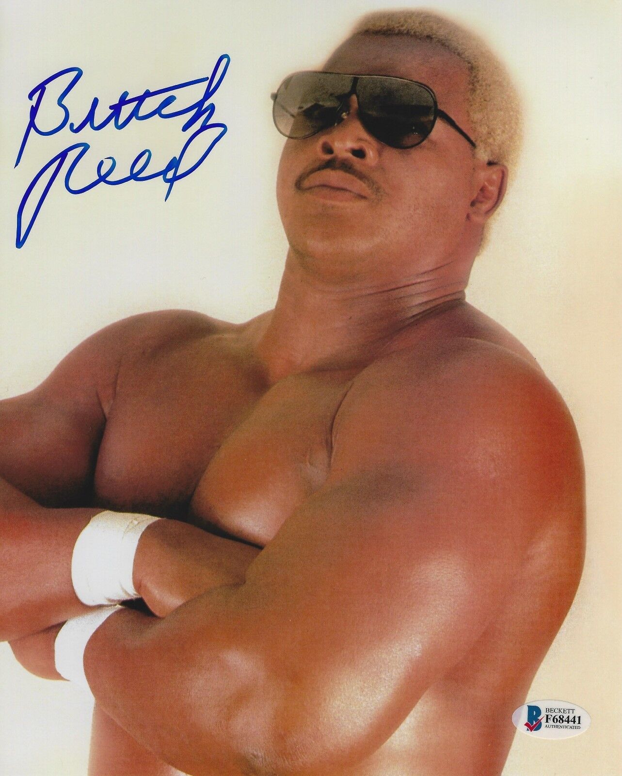 Butch Reed Signed 8x10 Photo Poster painting BAS Beckett COA WWE WCW Picture Autograph Wrestling