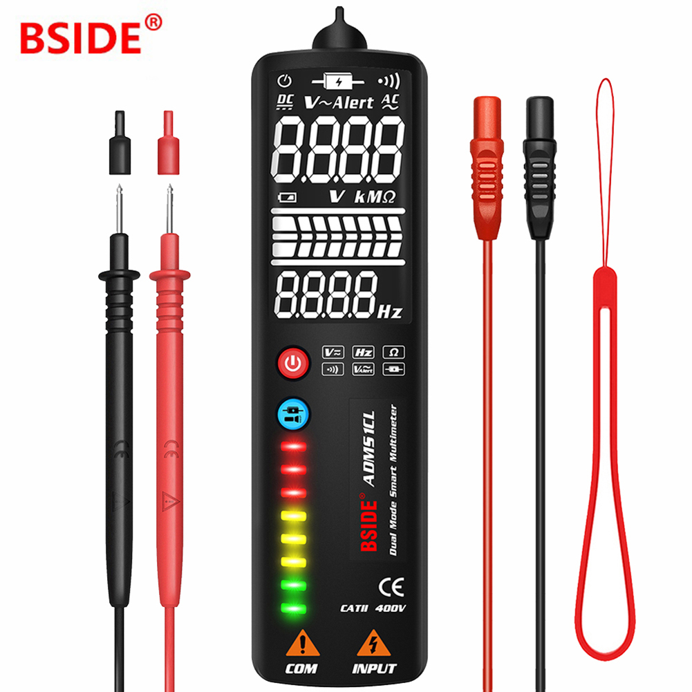 

ADMS1CL LCD Intelligent Digital Multimeter+Electric Pen with Analog Strip, 501 Original