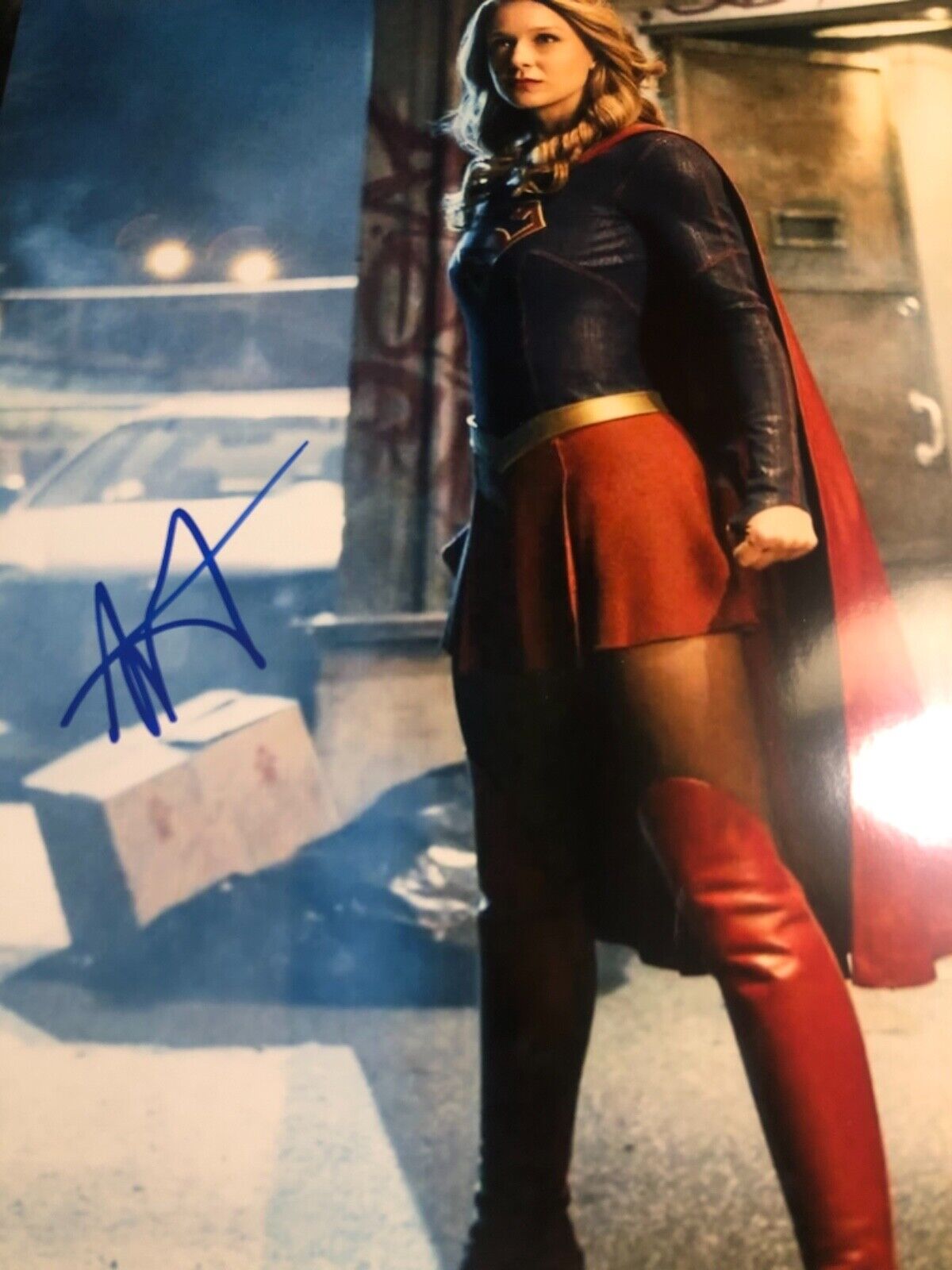 melissa benoist Signed 8 x10 Photo Poster painting sexy picture super duper hot hott