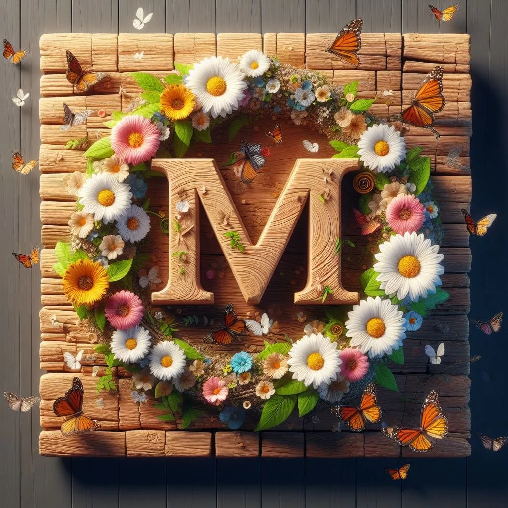 Diamond Painting - Full Round Drill -  wooden Alphabet(Canvas|40*40cm)