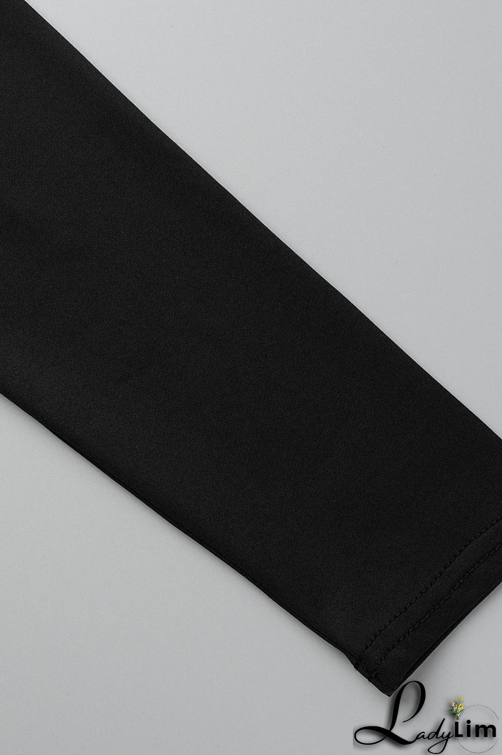 Black Elegant Solid Patchwork Oblique Collar Pencil Skirt Dresses