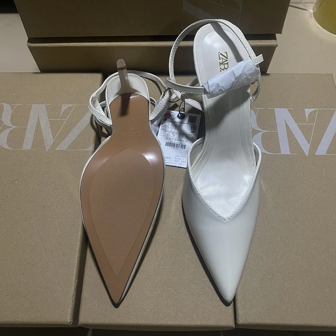 Breakj Breakj Home 2025 New Sandals Women Soft Leather 2025 Summer New Bag Head Heel And Back Empty Single Shoes French