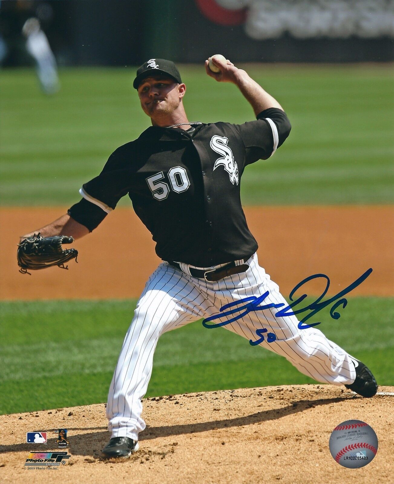 Signed 8x10 JOHN DANKS Chicago White Sox Autographed Photo Poster painting - COA