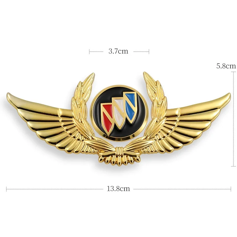 3D car metal badge decorative side label (customized car logo)