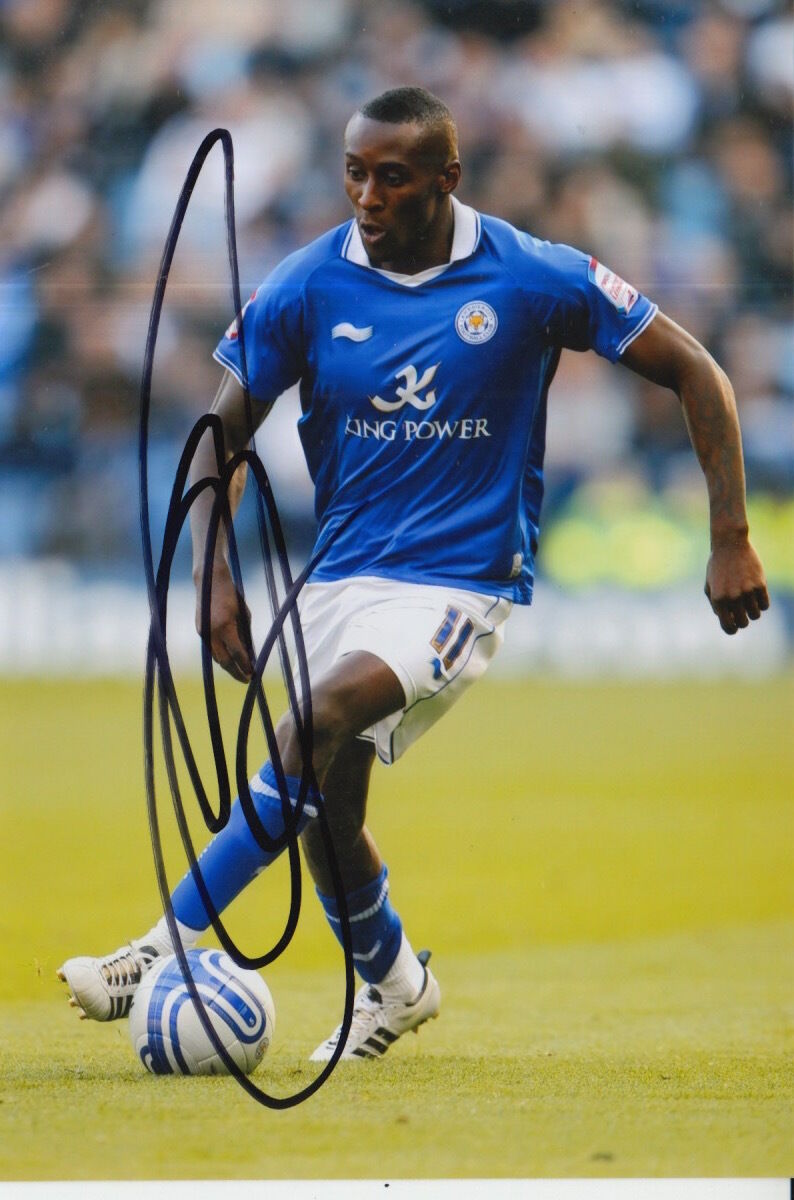 LEICESTER CITY HAND SIGNED LLOYD DYER 6X4 Photo Poster painting 1.