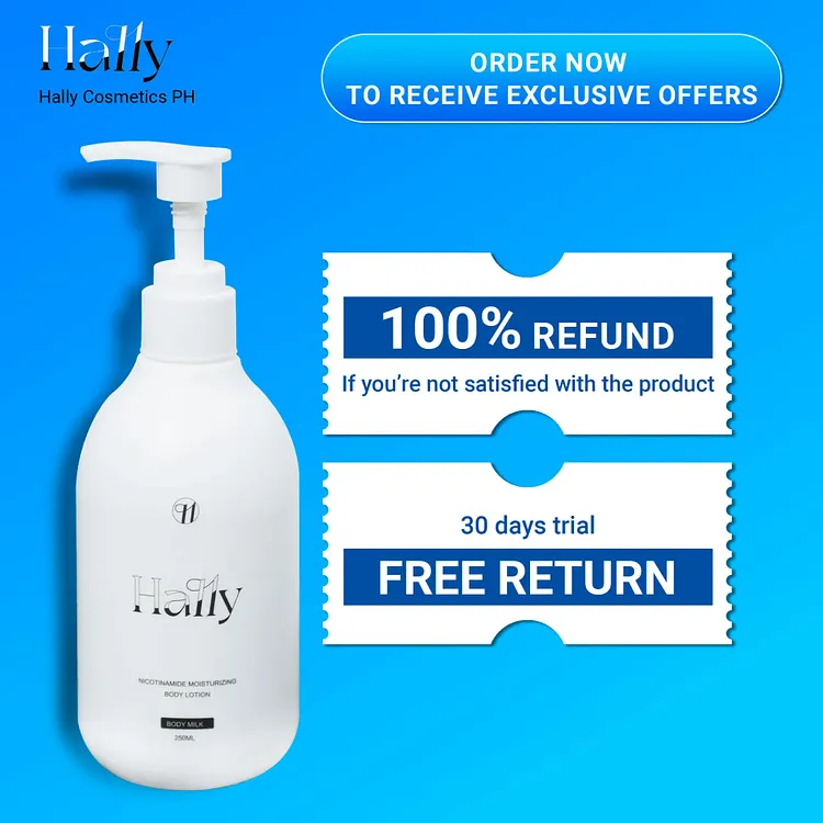 Original Hally Niacinamide Whitening Body Lotion