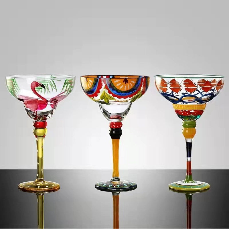 Casual Elegant Fruit Crystal Wine Glass 1 Piece