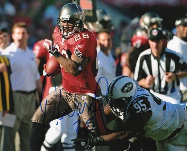 DERRICK WARD*SIGNED*AUTOGRAPHED*Photo Poster painting*TAMPA BAY*BUCCANEERS*NFL*FOOTBALL*COA*8x10