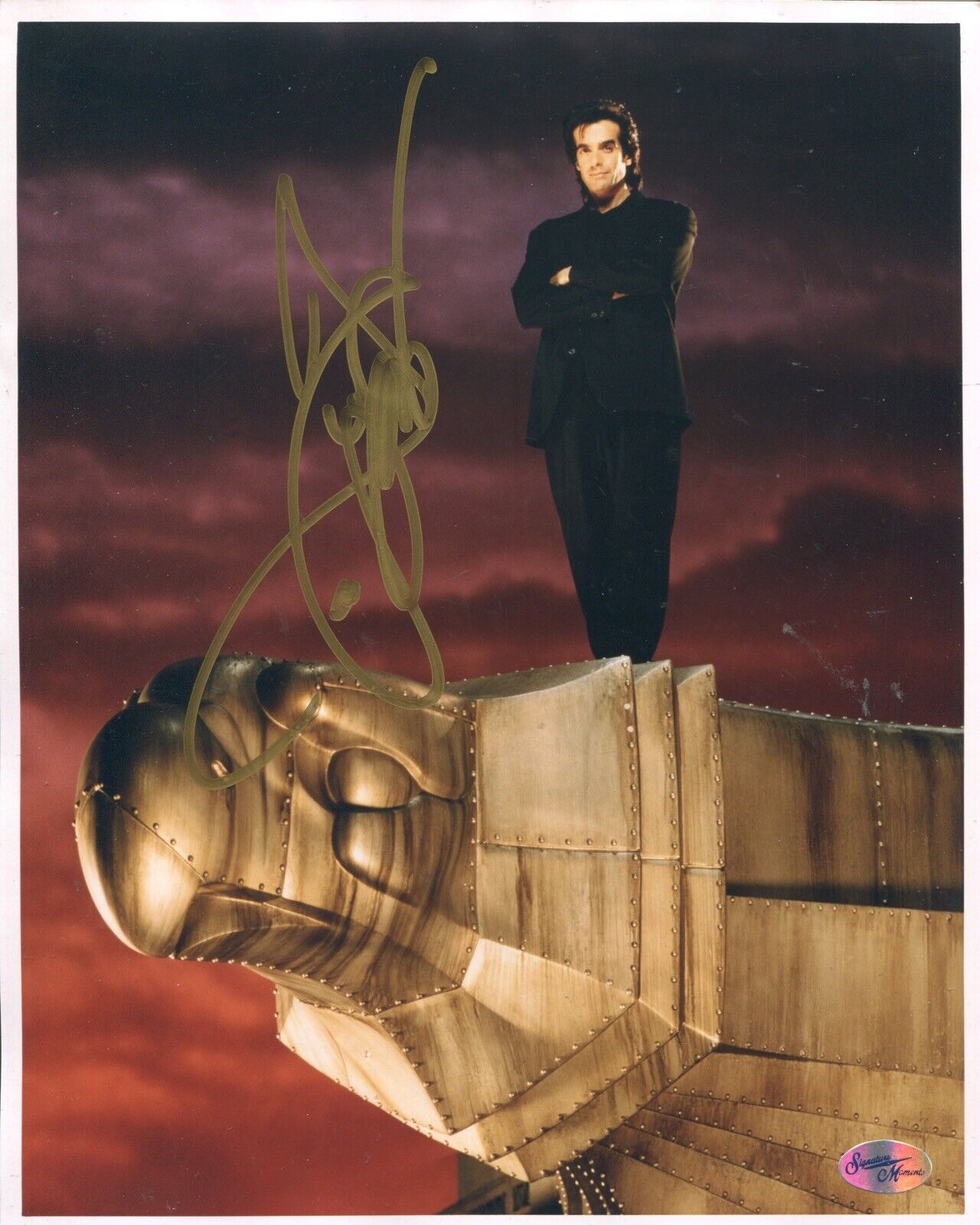 Illusionist Magician David Copperfield signed 8x10 Photo Poster painting