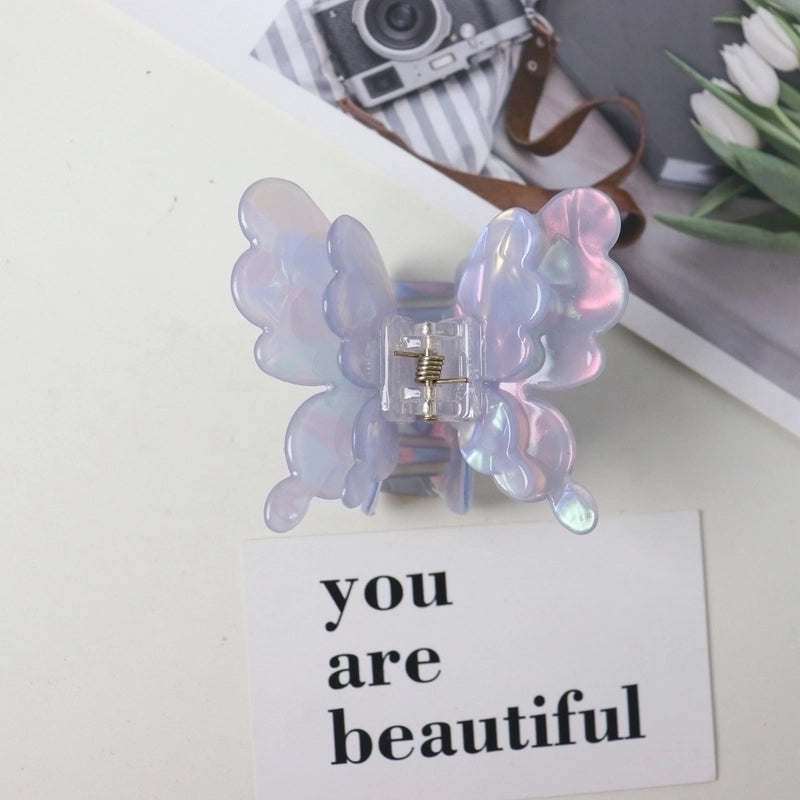 Women’s Minimalist Butterfly Acetic Acid Sheets Handmade Hair Claws