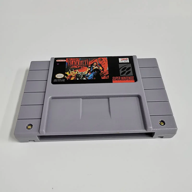 Blackhawk SNES For Super Nintendo Entertainment System - 16 Bit US Version Game Cartridge