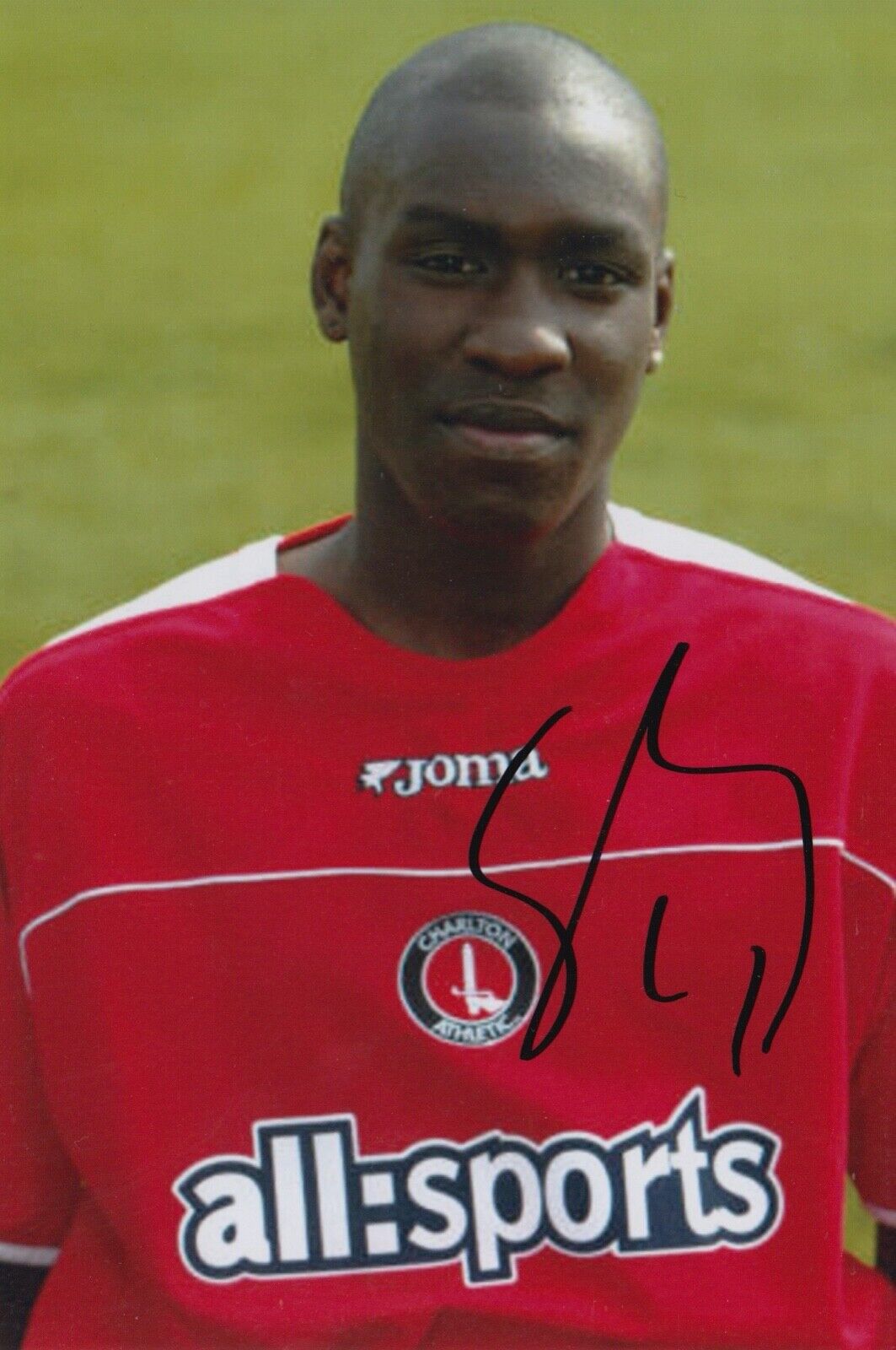 LLOYD SAM HAND SIGNED 6X4 Photo Poster painting - FOOTBALL AUTOGRAPH - CHARLTON ATHLETIC.