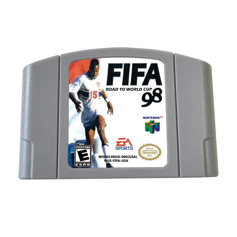 FIFA: Road to World Cup 98 N64 Cartridge For Nintendo 64 Game Console