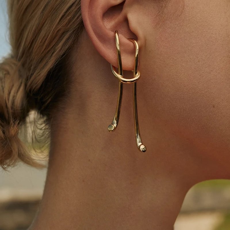 Exaggerate Long Earrings
