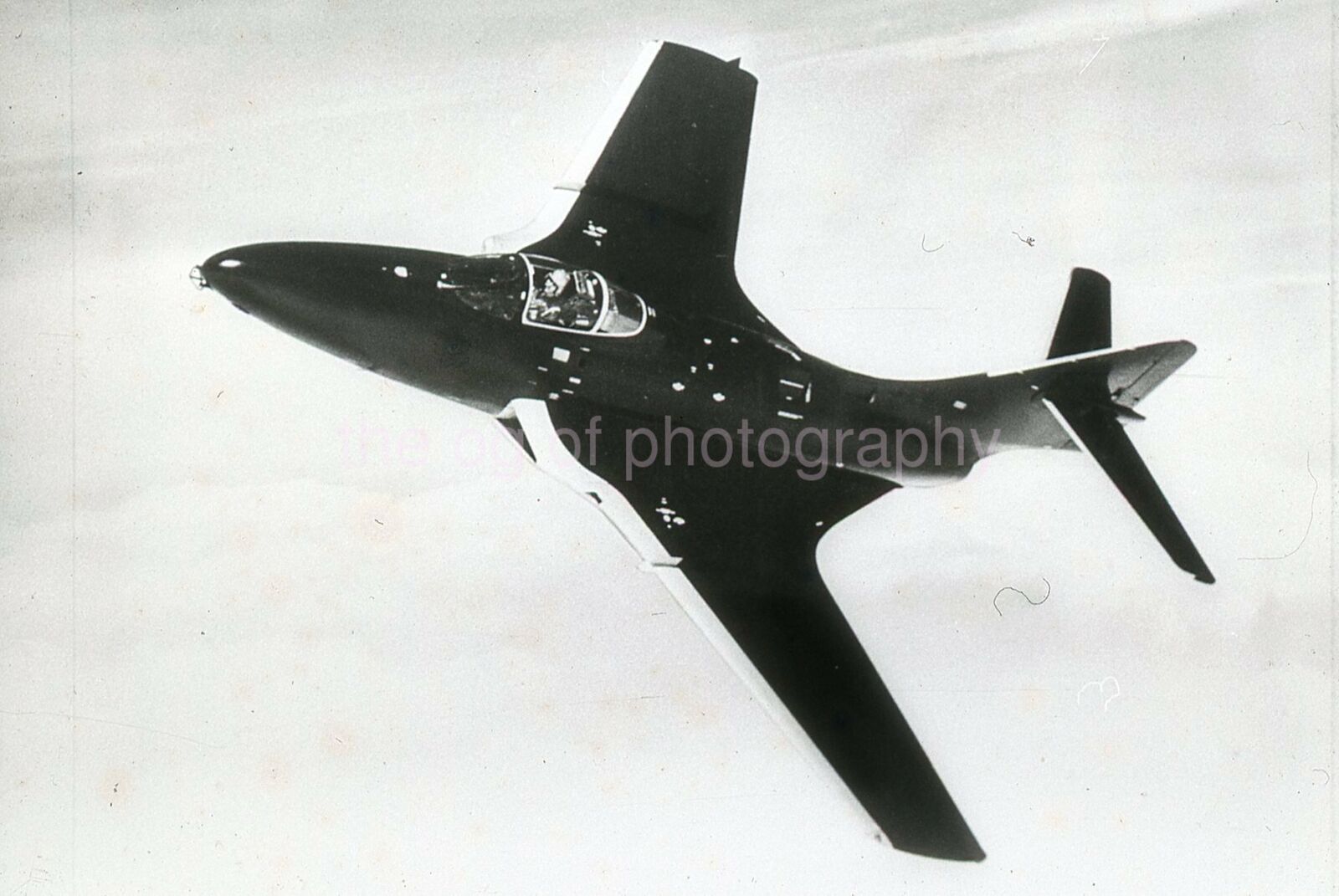 F9F-6 35mm FOUND b + w SLIDE Original MILITARY AVIATION Photo Poster painting 14 T 6 K